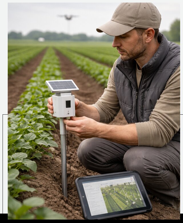 IoT мониторинг сельскохозяйственных полей и контроля в Чебоксарах